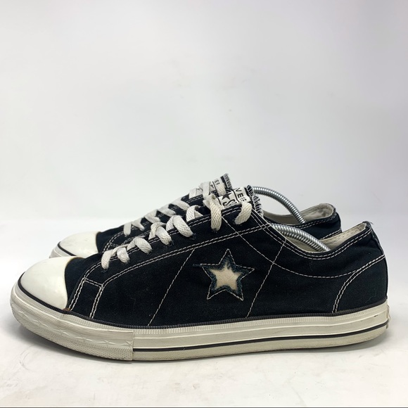 Converse Other - Converse One Star Men's Black Lace Up Sneakers 12M